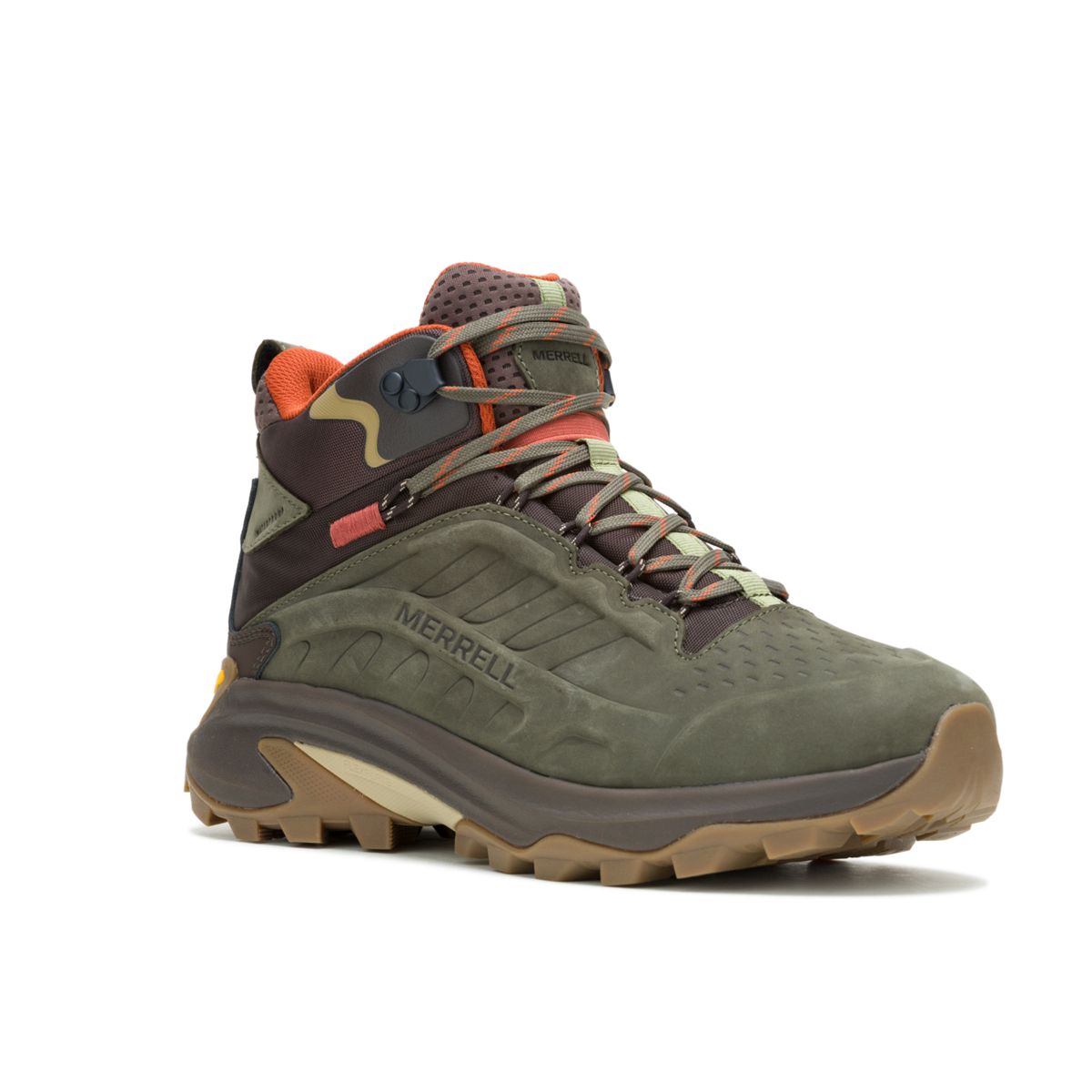 Moab Speed 2 Leather Mid Waterproof, Olive, dynamic 4