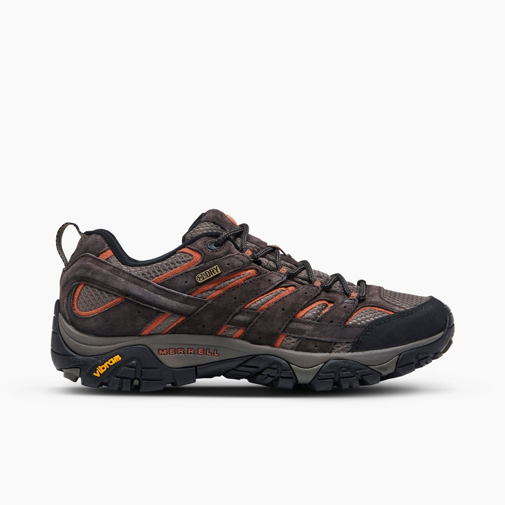 thumbnail 25  - Merrell Men Moab 2 Waterproof Hiking Shoes Suede,Leather-And-Mesh