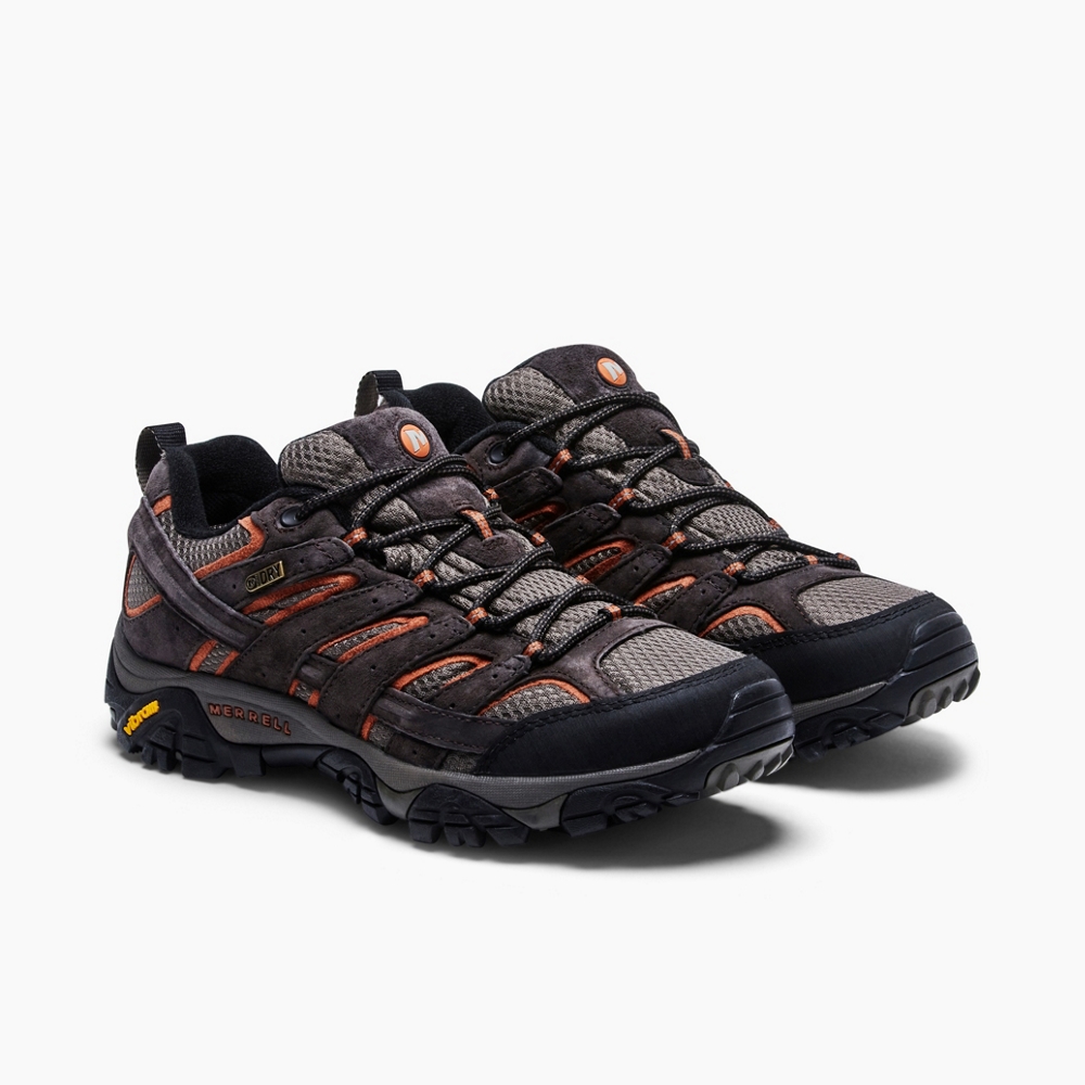 thumbnail 28  - Merrell Men Moab 2 Waterproof Hiking Shoes Suede,Leather-And-Mesh