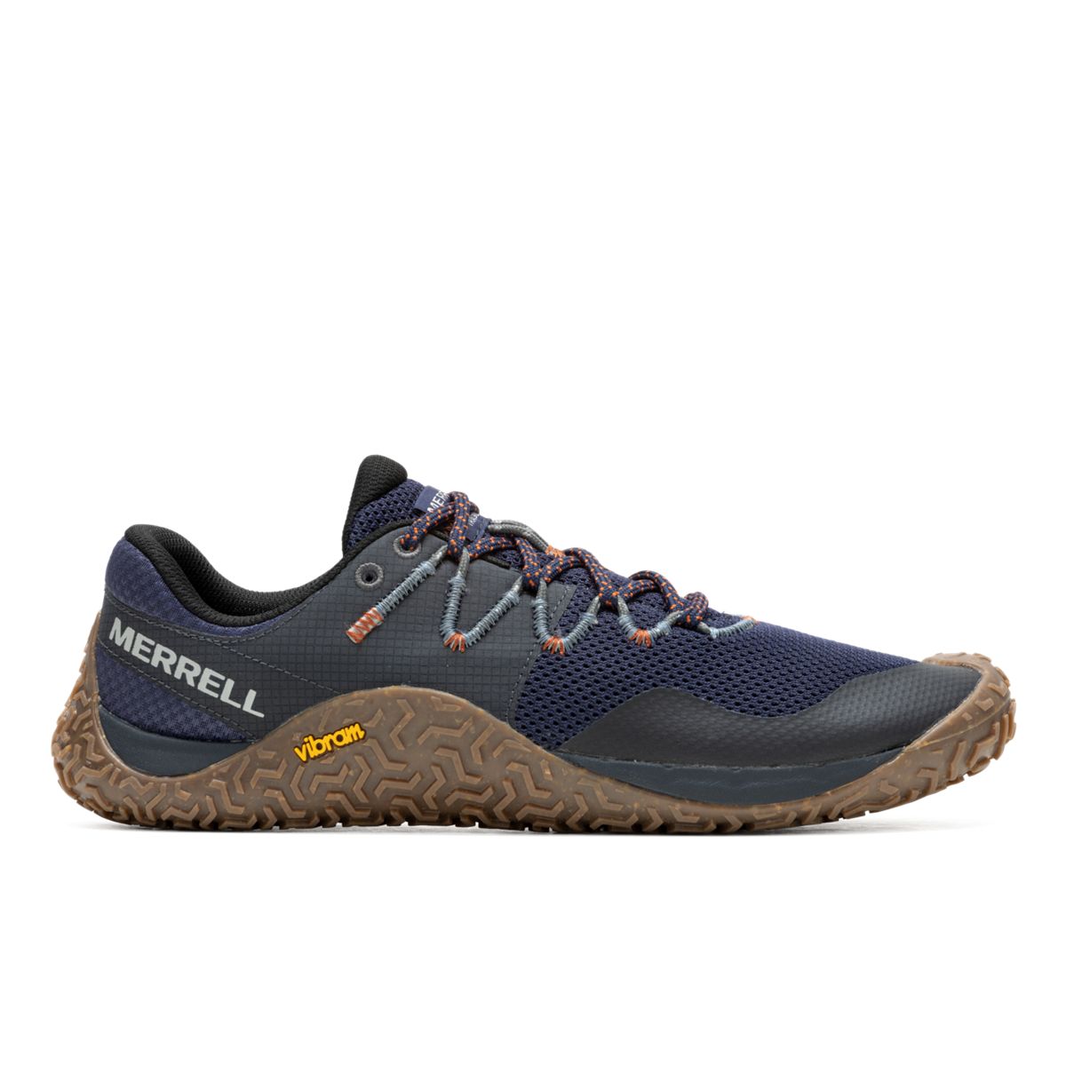 Merrell Barefoot Trail Glove Shoes Sneaker Smoke Gray Adventure Yellow 9 Men