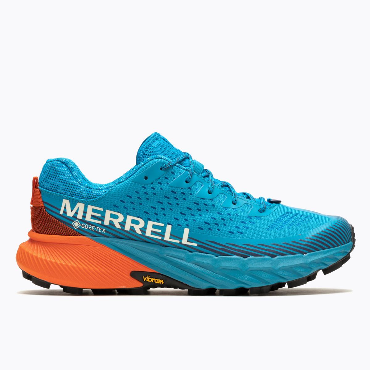 Merrell Agility Peak 4 GTX Gore-Tex Yellow Blue Women Trail Outdoors  J067538