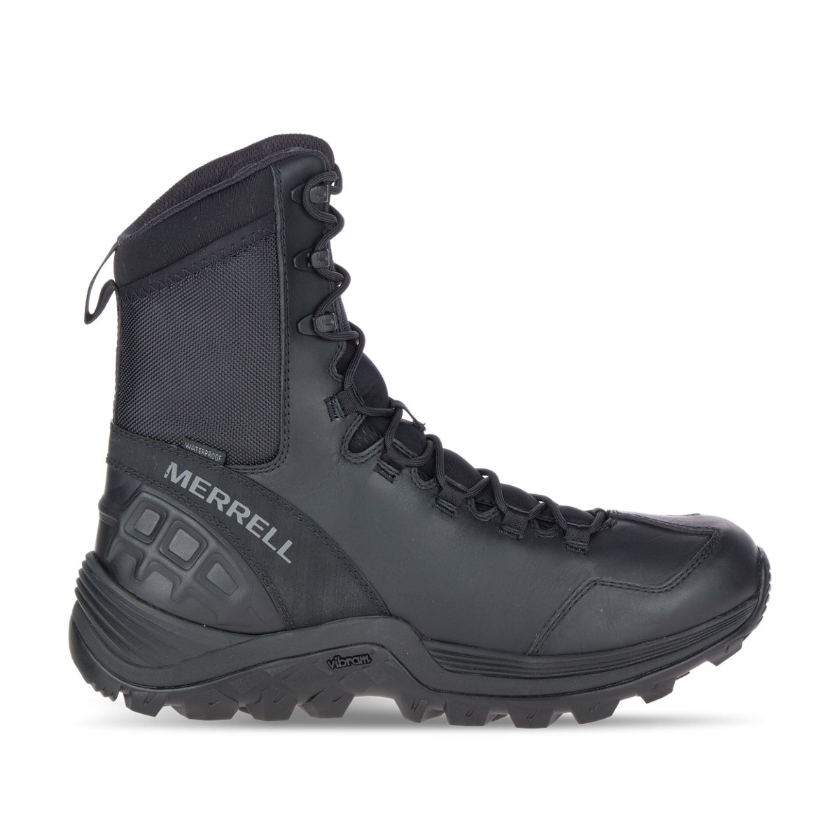 merrell hiking boots black