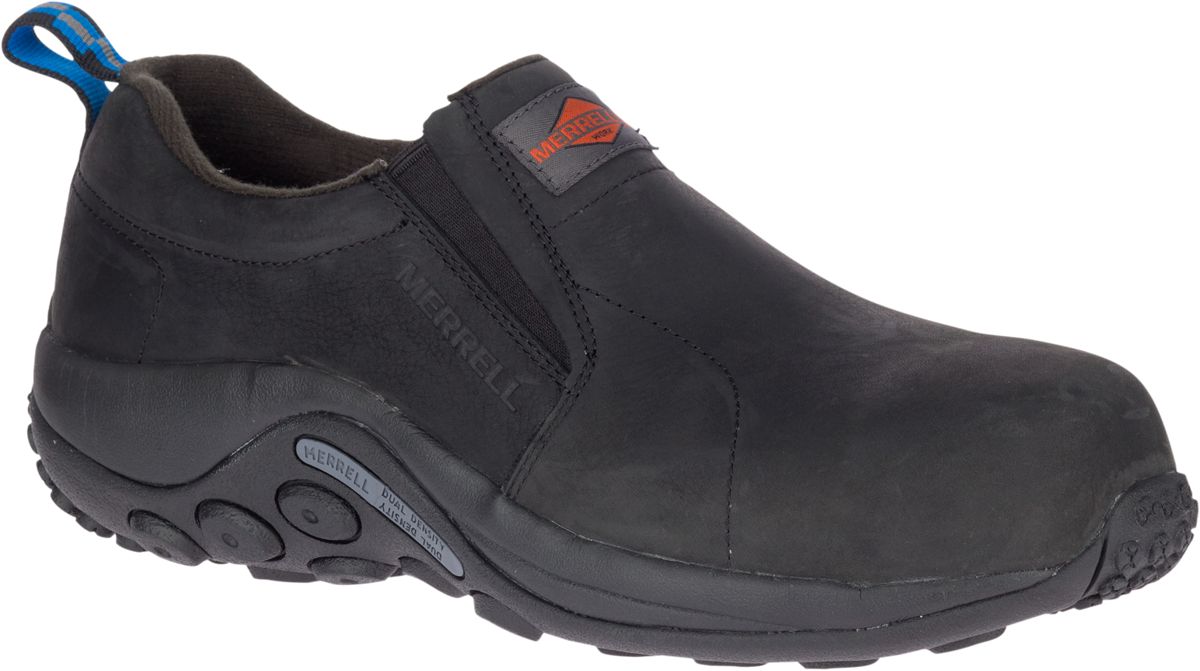 Jungle Moc Leather Comp Toe Work Shoe, Black, dynamic 4