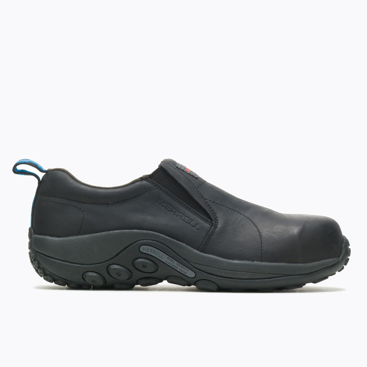 Jungle Moc Leather Comp Toe Work Shoe Wide Width, Black, dynamic