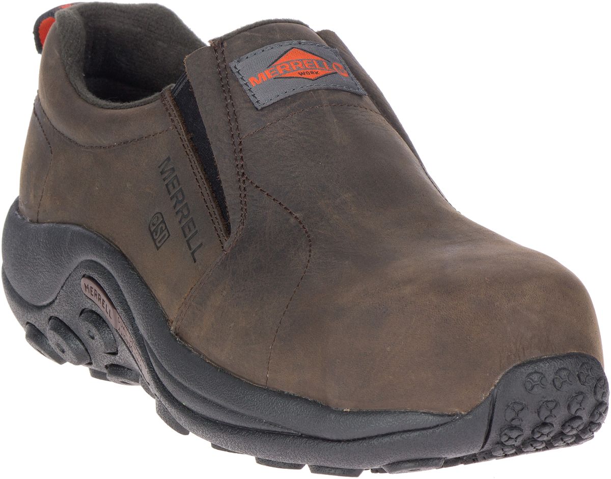 merrell jungle moc comp toe work shoe