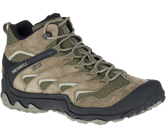 Merrell Chameleon 7 Mid Gtx Mens Footwear Walking Shoes Olive All Sizes 