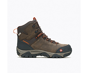 Phaserbound Mid Waterproof Comp Toe Work Boot, Espresso, dynamic