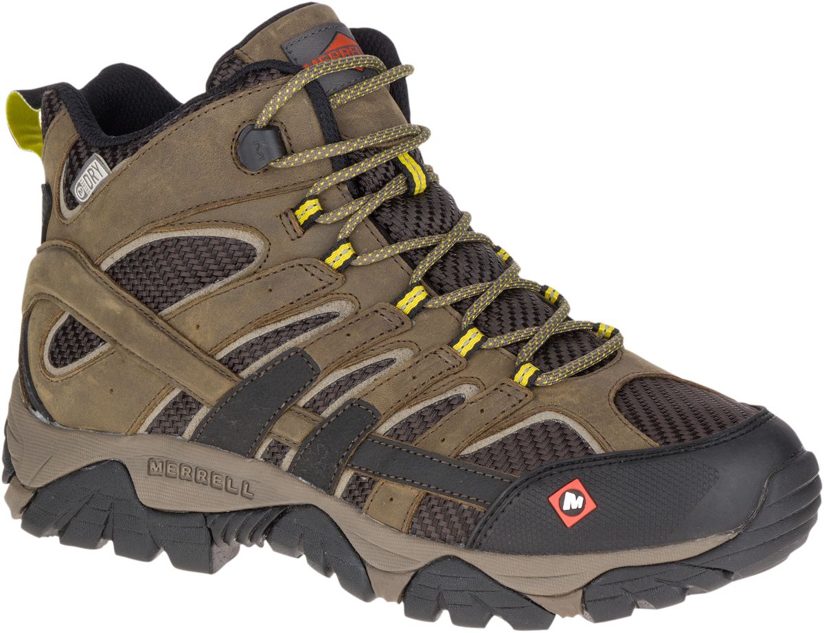 Moab 2 Ventilator Mid Waterproof Work Boot Wide Width, Boulder, dynamic 1