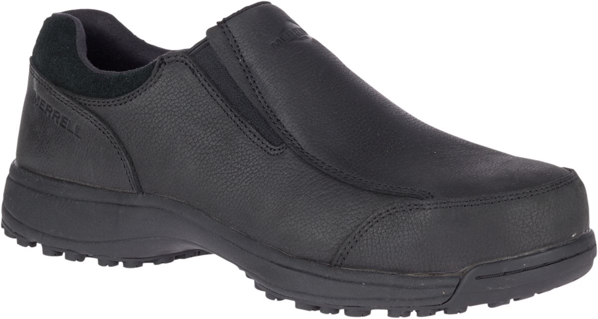 mens slip on work shoes