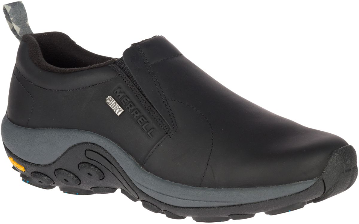 merrell black leather shoes