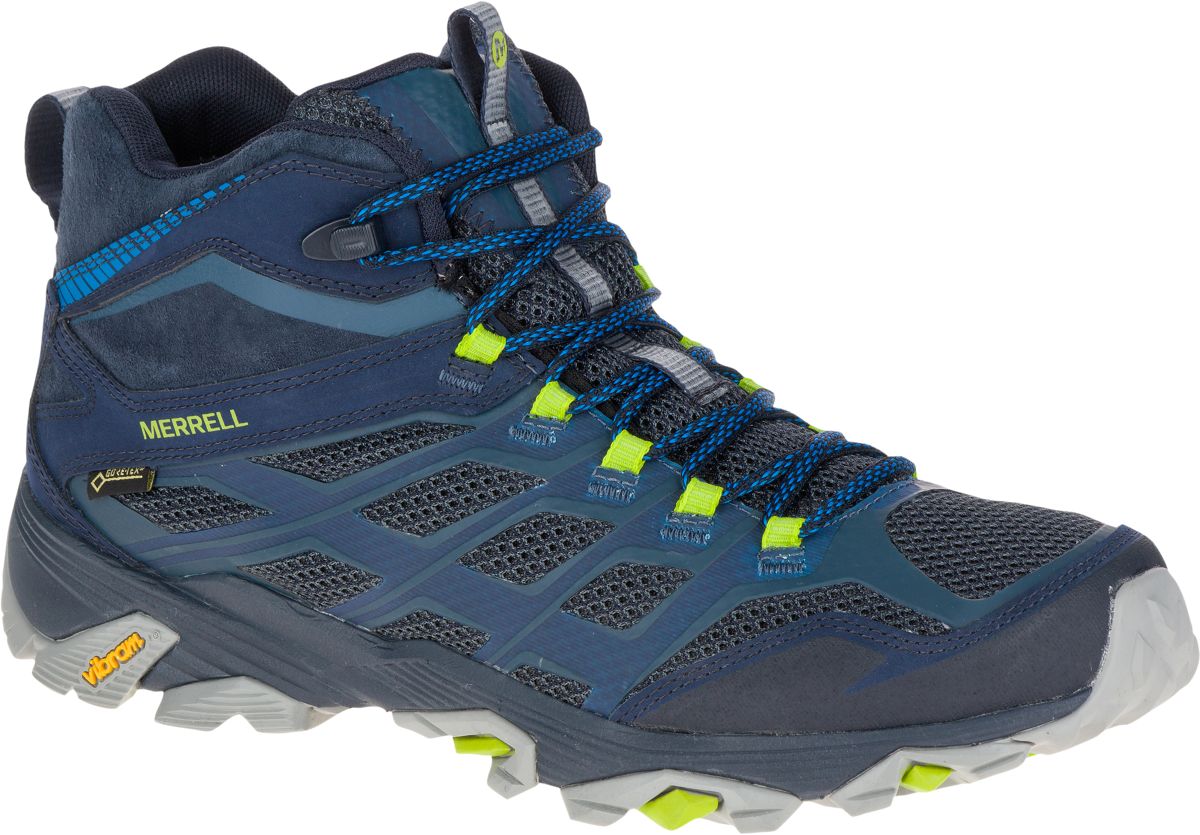 merrell men's moab fst gtx low rise hiking boots