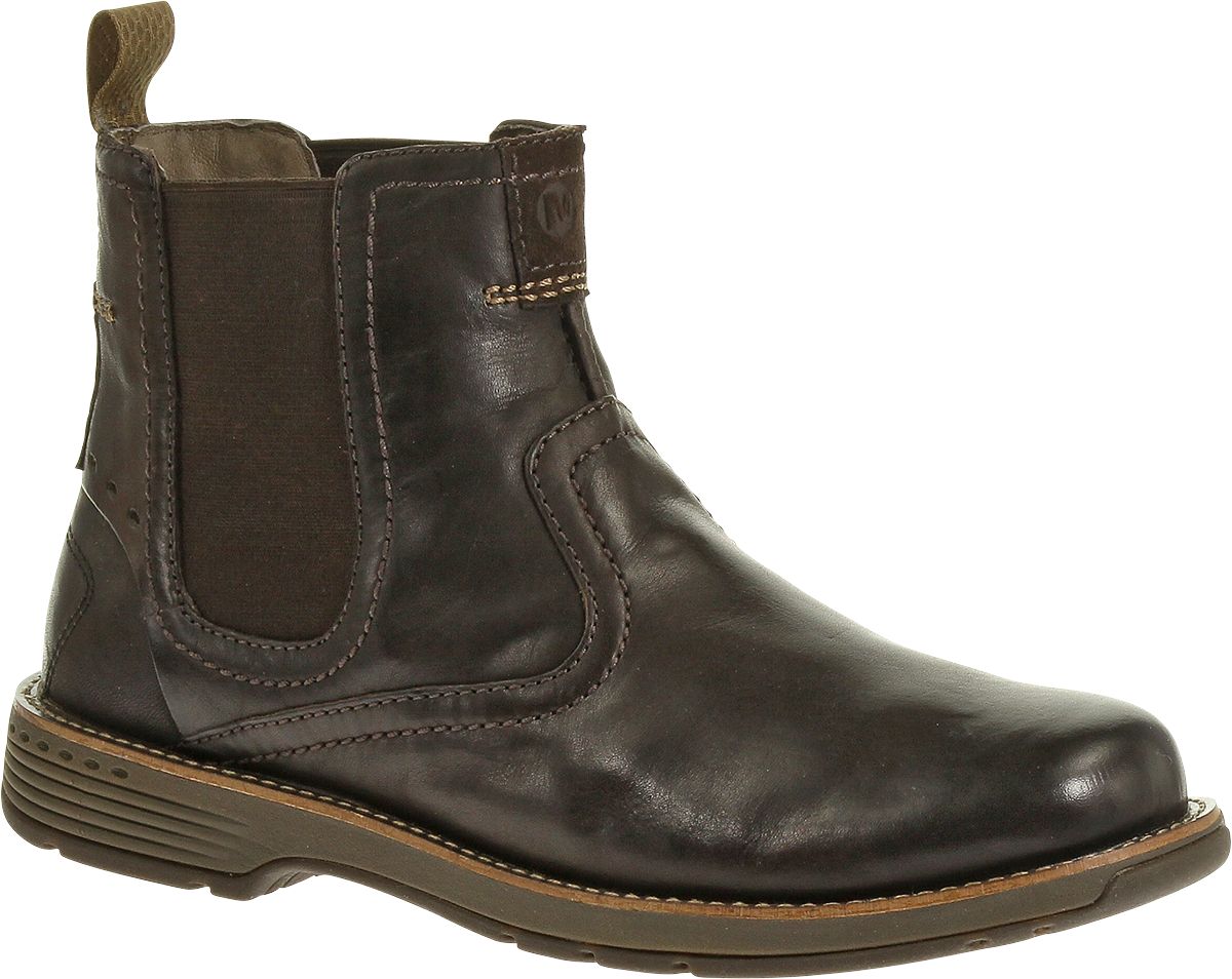 men's pull on casual boots