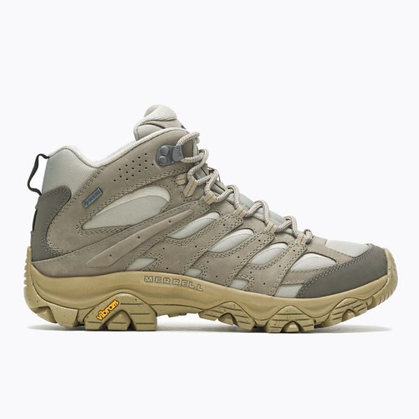 Moab 3 Smooth Mid GORE-TEX® X Huckberry Wide Width, Aluminum, dynamic