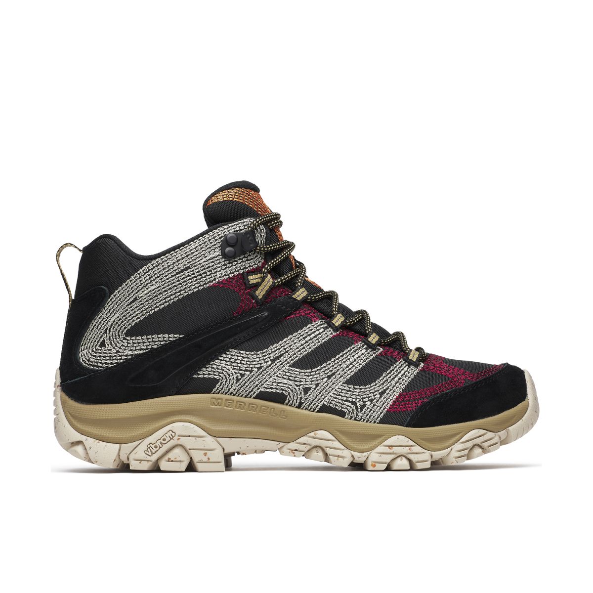 Moab 3 Stitch Mid, Black/Coyote, dynamic