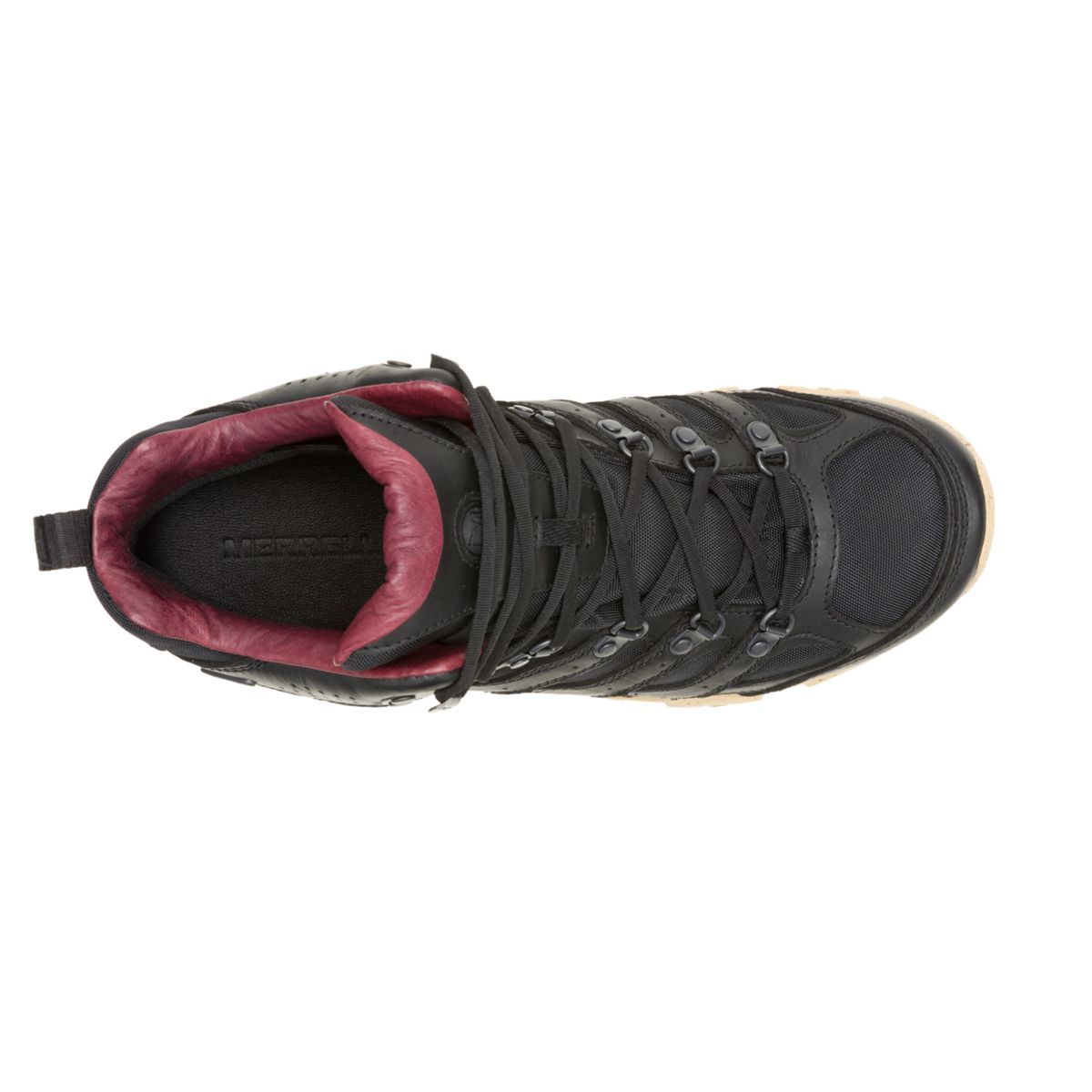Moab 3 Mesa Luxe Leather Mid Waterproof, Black/Tan, dynamic 6