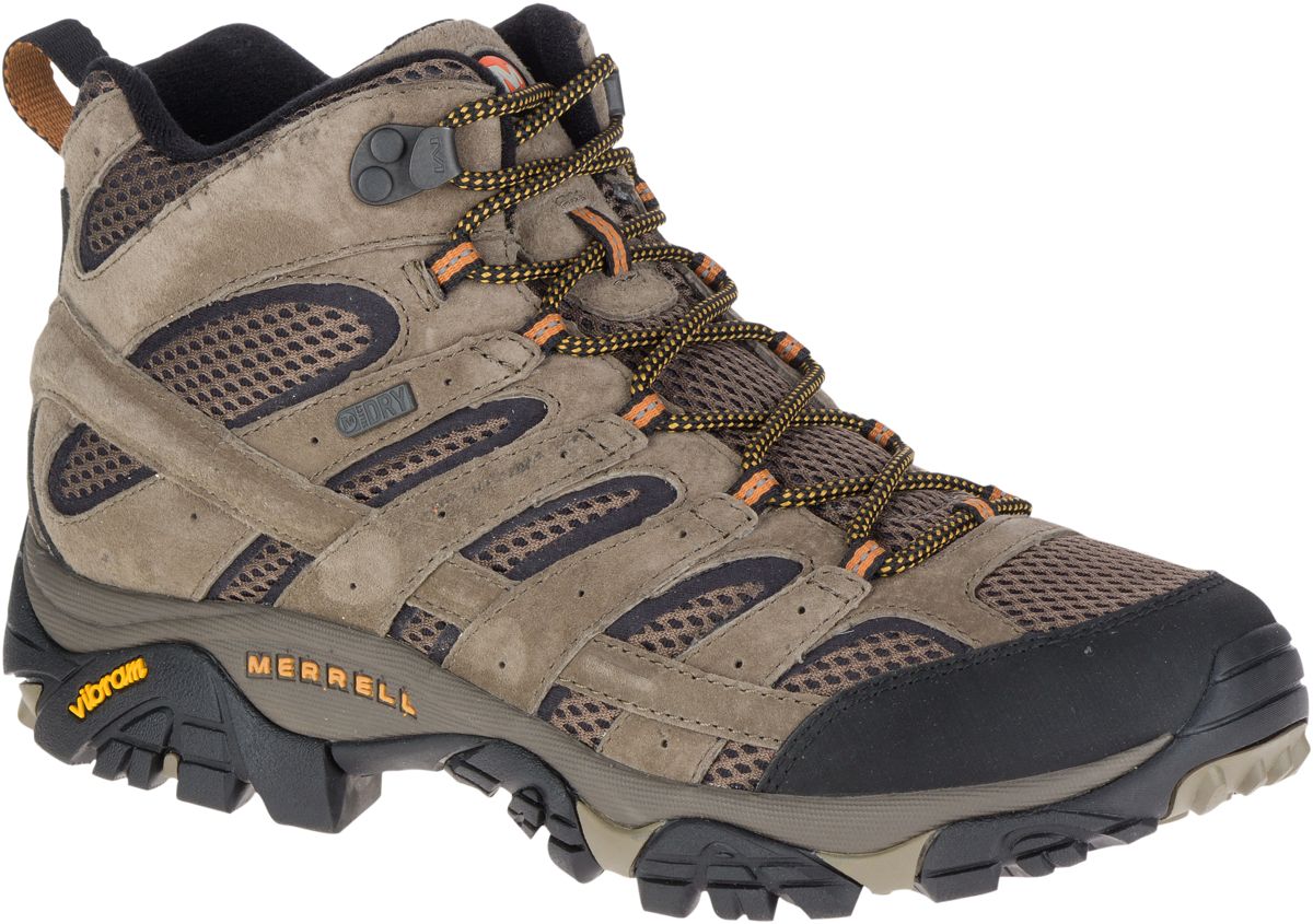 merrell eagle air cushioned suede hiking boots