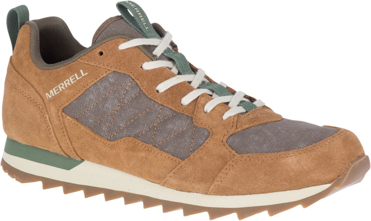 merrell alpine sneaker tobacco