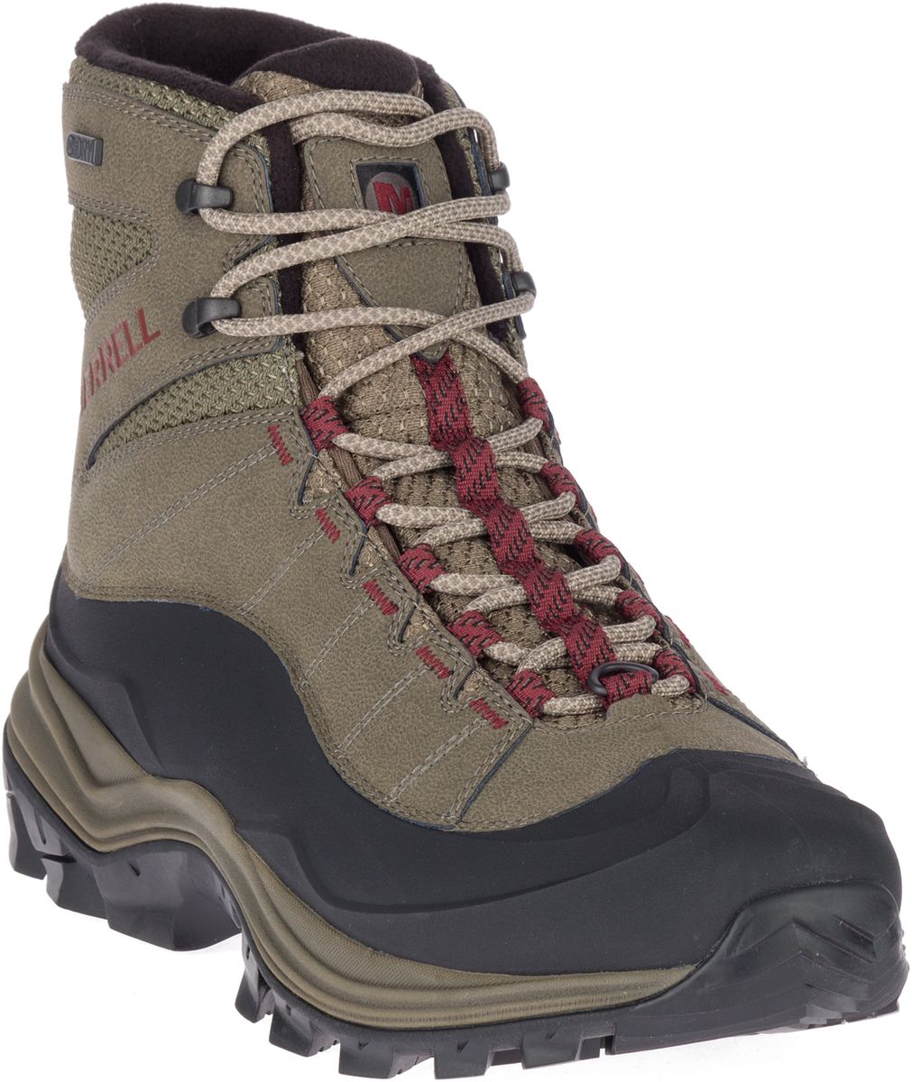 merrell men's thermo chill mid shell waterproof snow boots