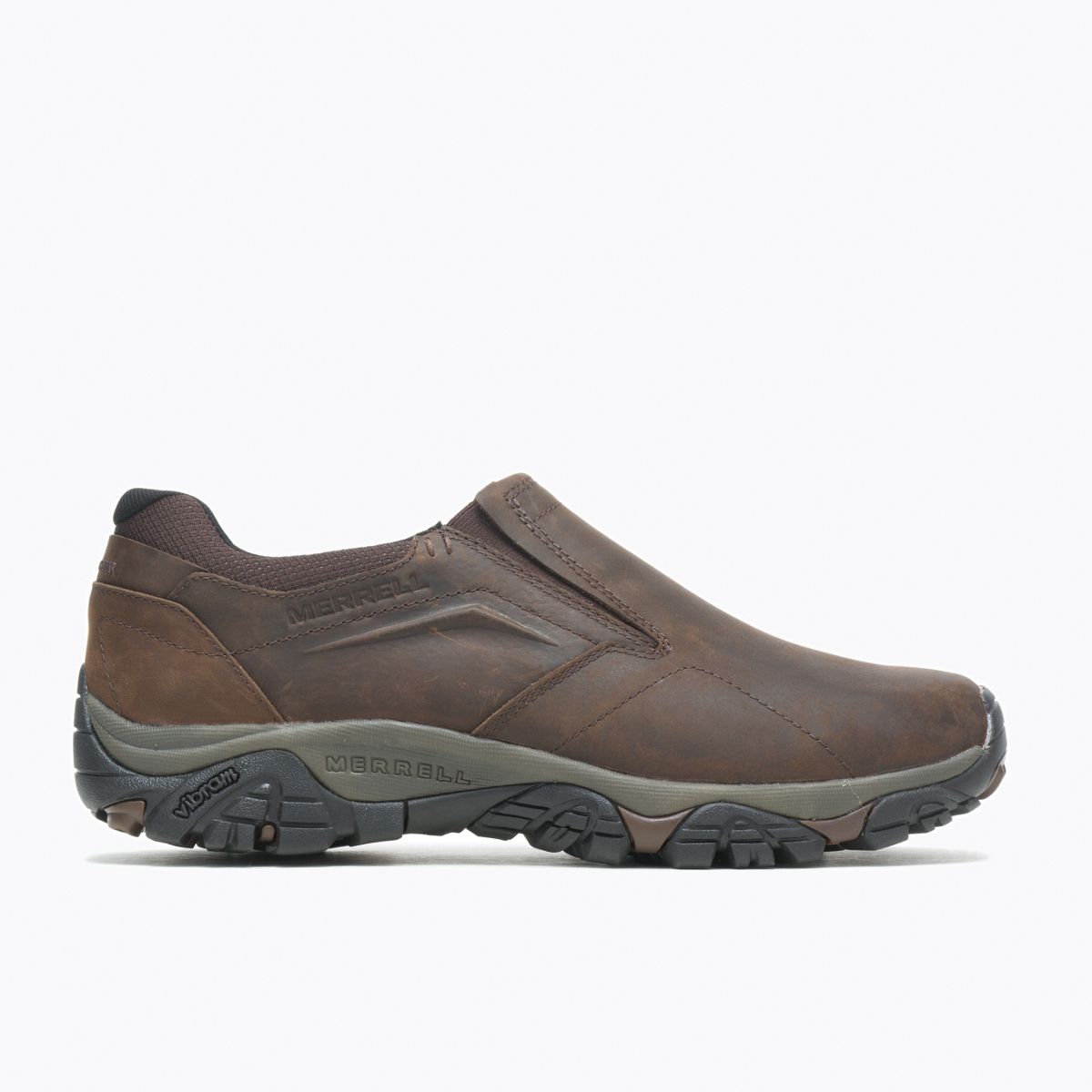 Merrell slip on leather on sale shoes