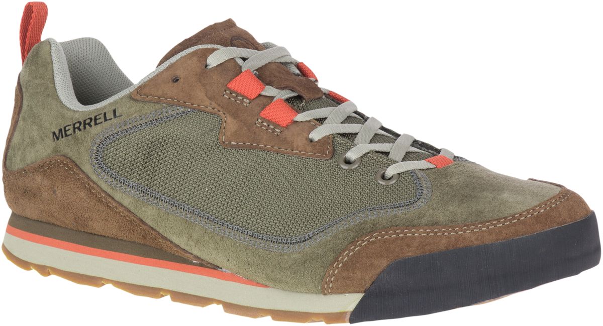 merrell burnt rock travel suede granite