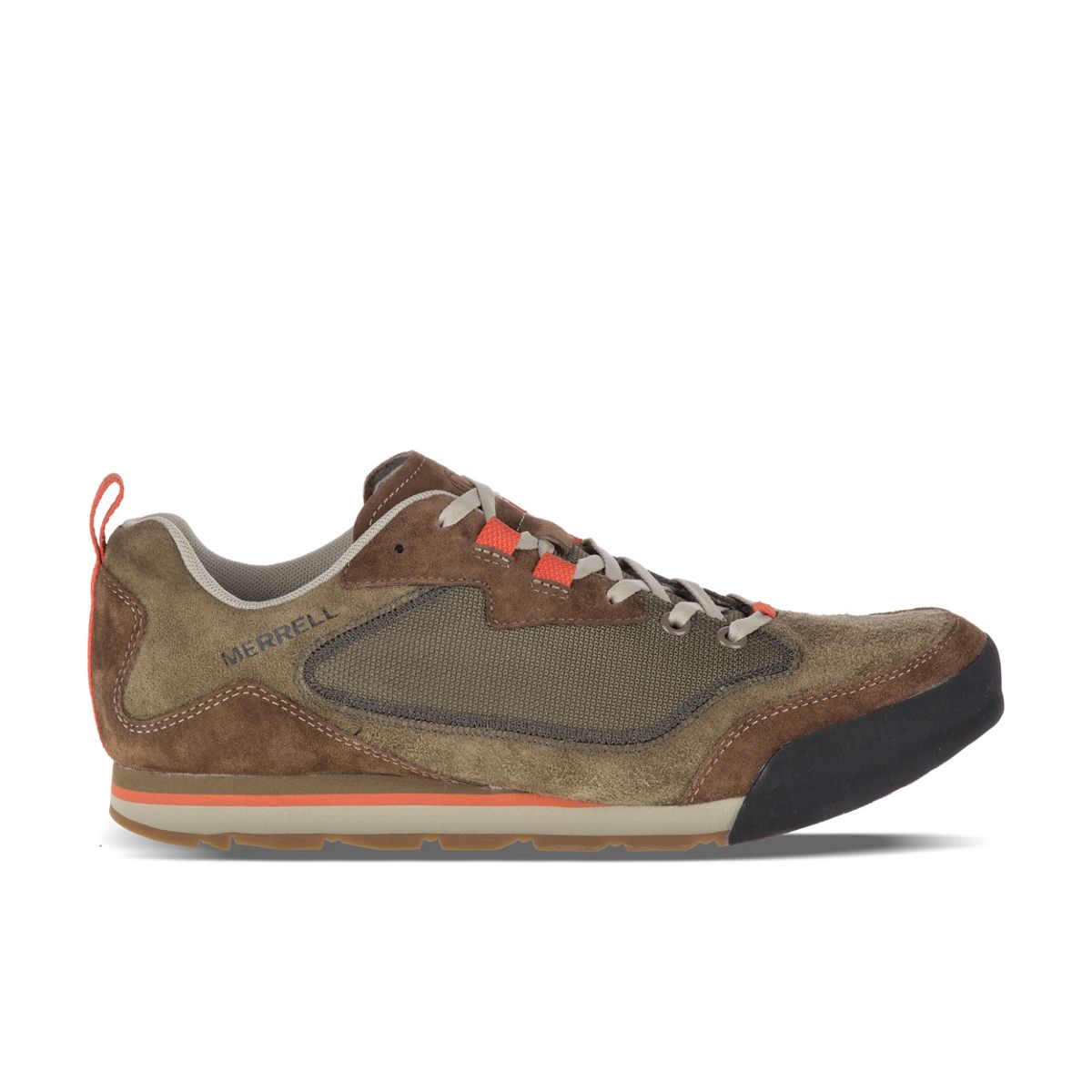 merrell men's burnt rock travel suede