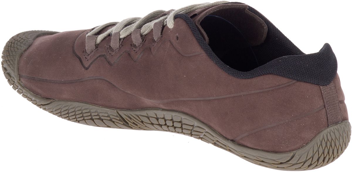 Merrell Vapor Glove 3 Luna Leather - Zapatos Barefoot Mujer En Linea -  Negros