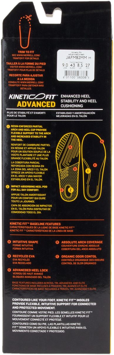 Kinetic Fit Advanced Footbed, Mesh, dynamic 4