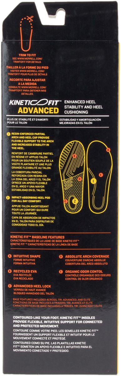 Kinetic Fit™ Advanced Footbed, Wool, dynamic 4