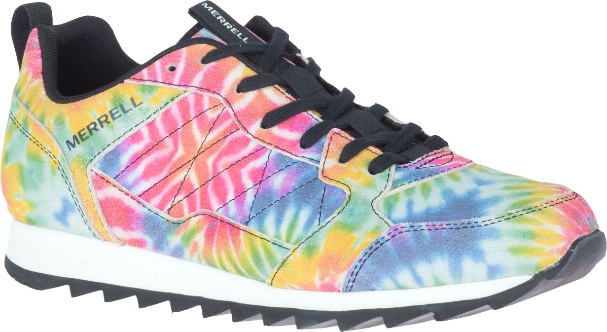 tie dye athletic shoes