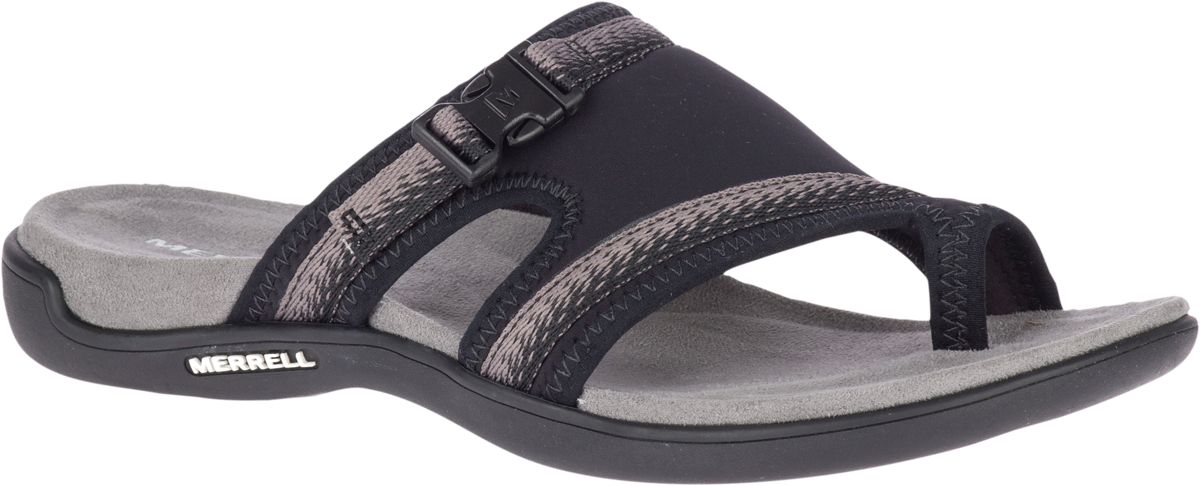 merrell slipper black