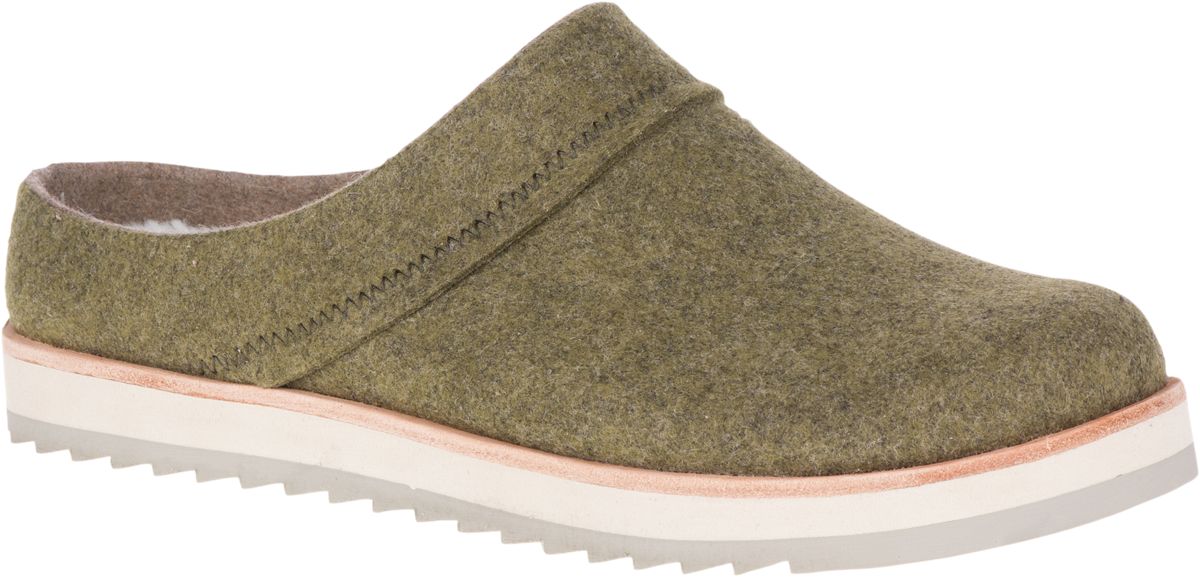 merrell fur clogs