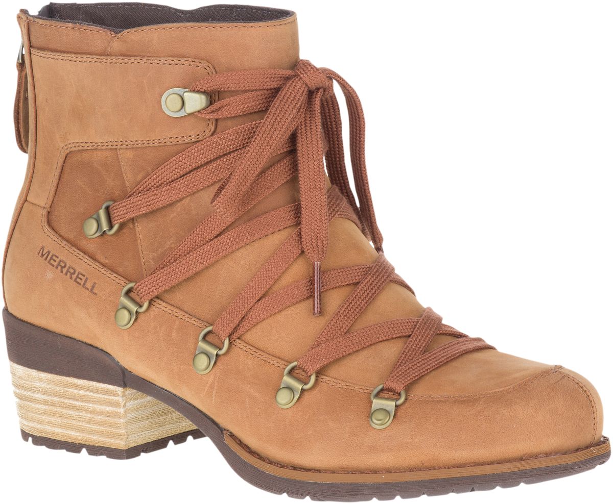 merrell leather boots womens