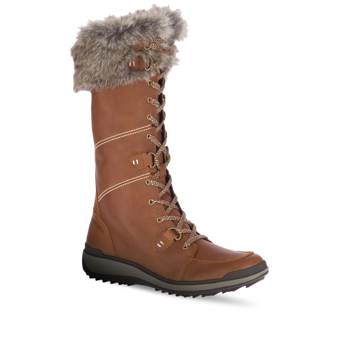 merrell women's ontario tall polar waterproof boot