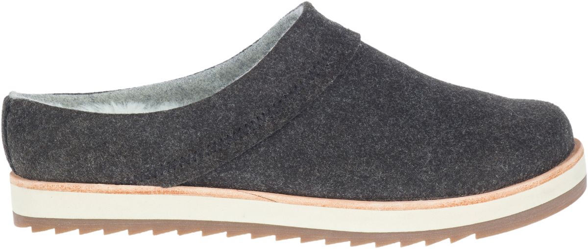 wool slip on clogs