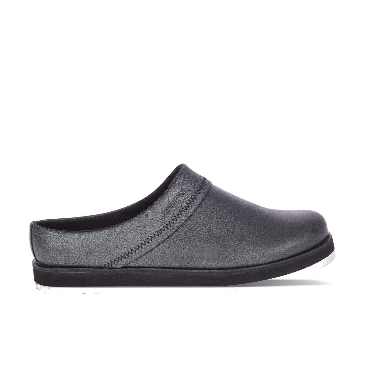 womens leather slip on clogs