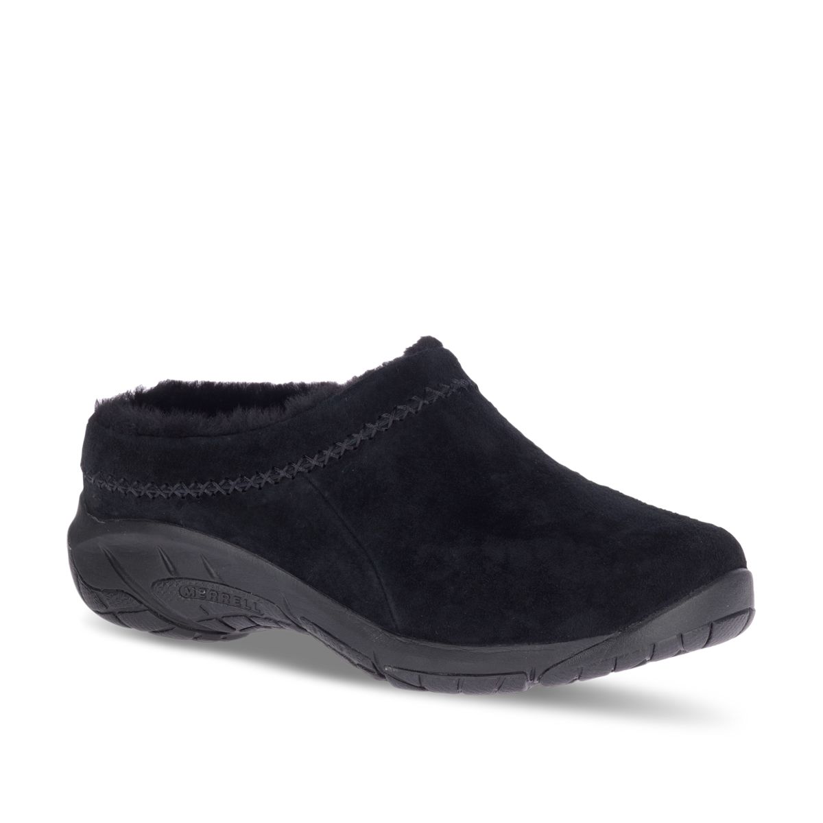 merrell slipper black