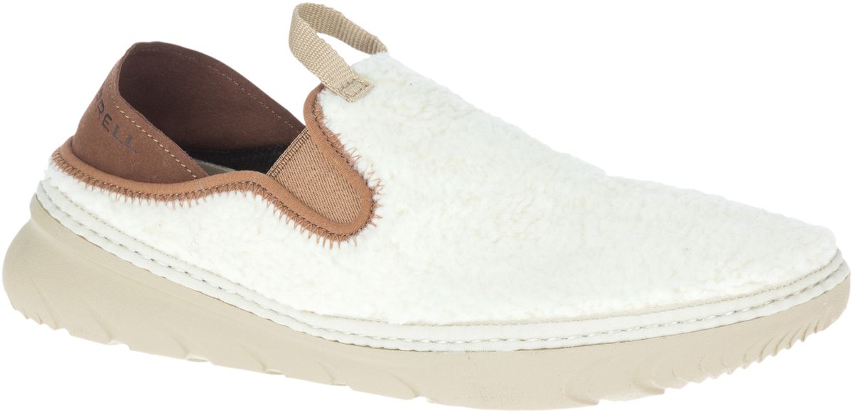 merrell fur lined slip on shoes