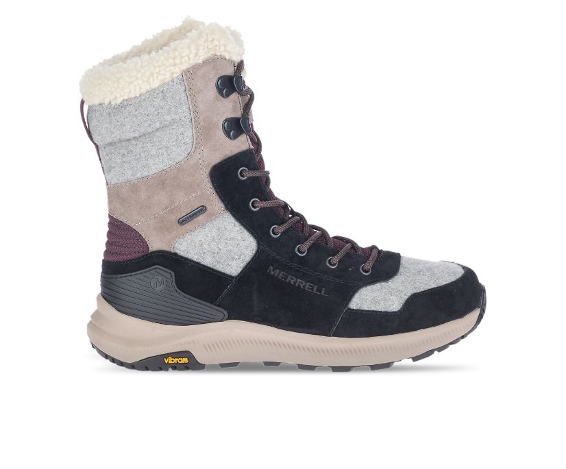 Merrell Womens Ontario Tall Polar Waterproof Winter Shoes Brown Sports Outdoors 