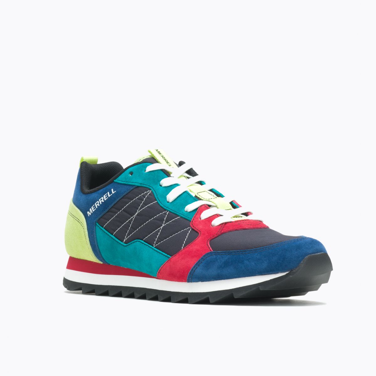 Alpine Sneaker, Poseidon/Lime, dynamic 4