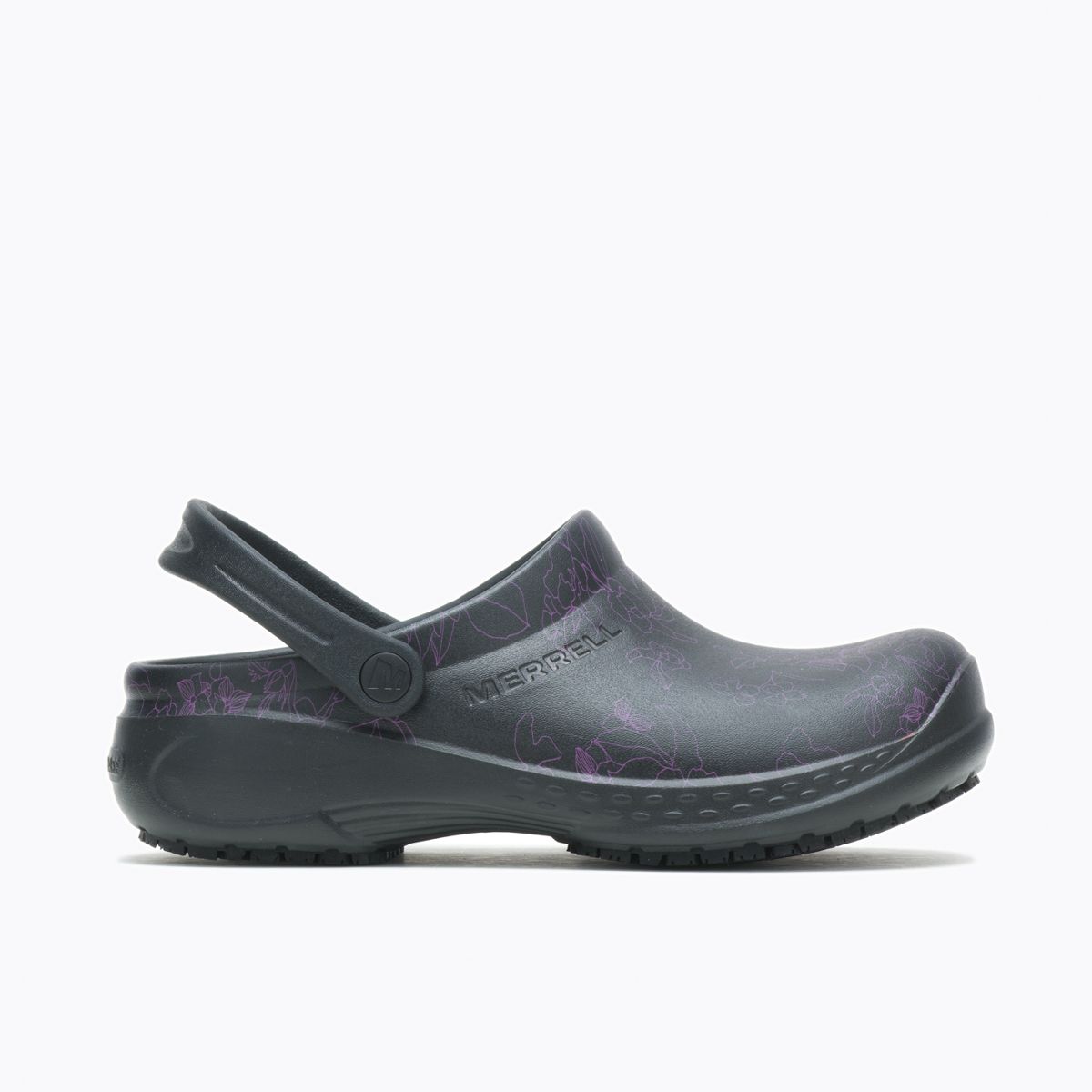 Encore Service Pro Work Shoe, Black/Plum, dynamic 1