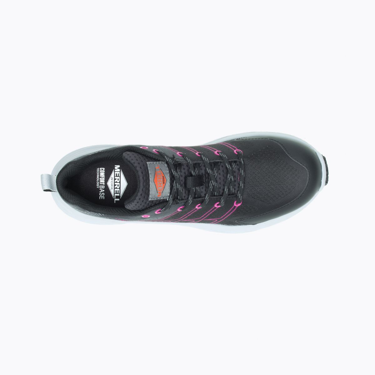 Moab Flight Carbon Fiber Work Shoe, Black/Fuchsia, dynamic 3