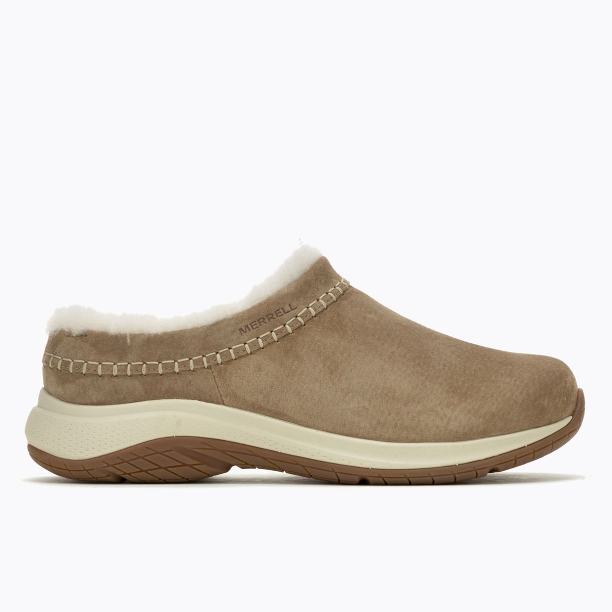 Merrell store suede clogs