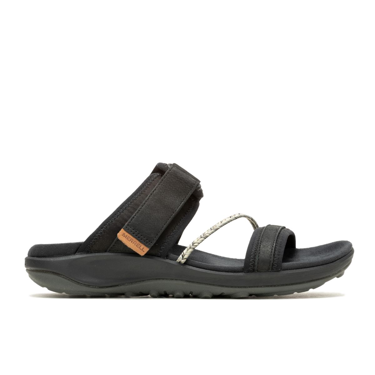 Merrell black sandals womens on sale