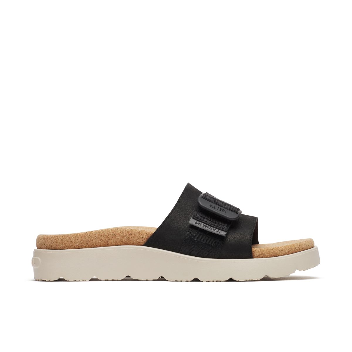 Fleur Slide, Black, dynamic