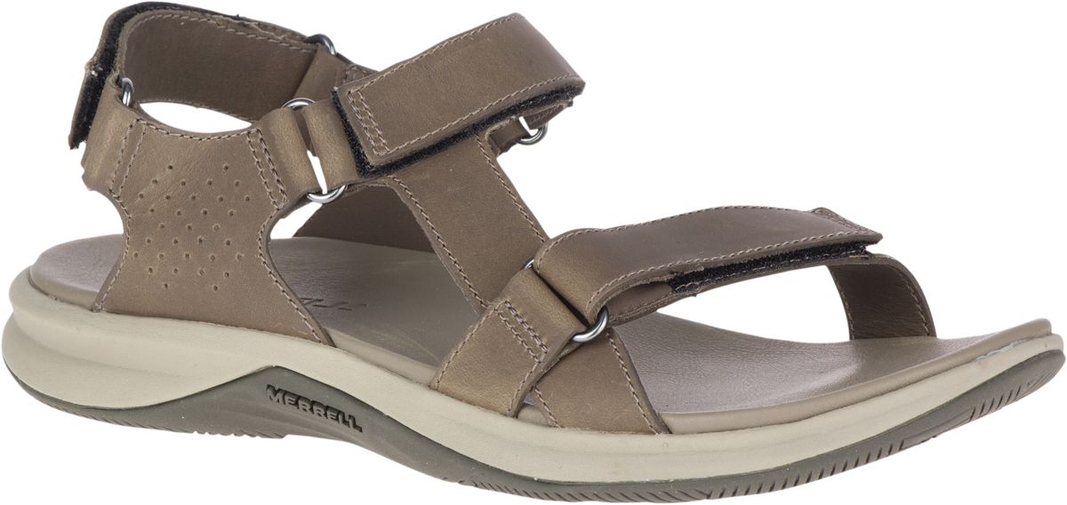 merrell leather womens sandals