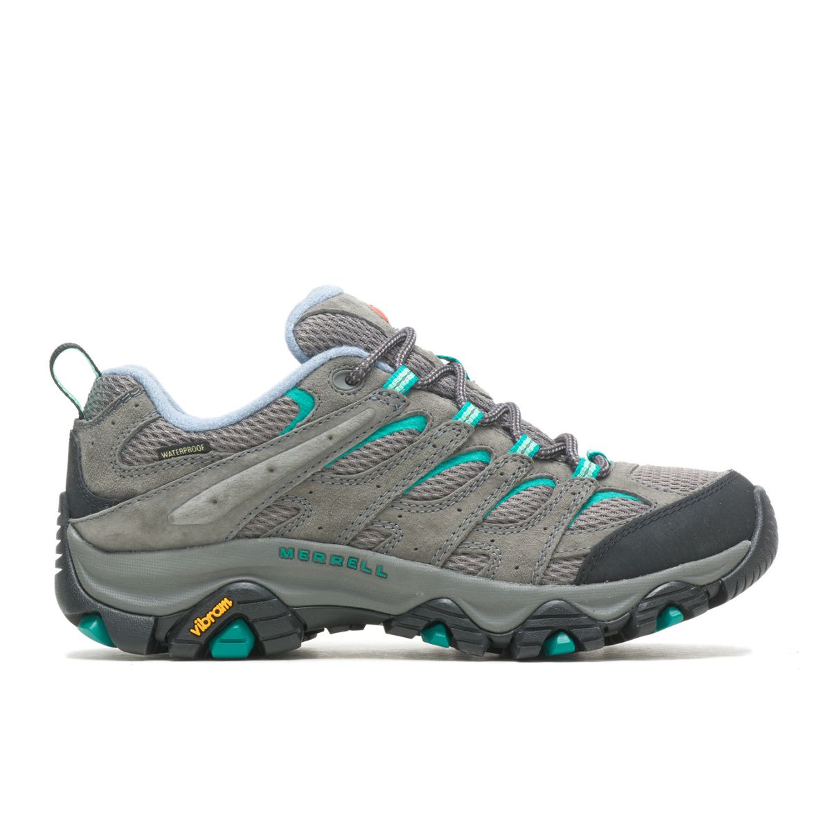 Moab 3 Waterproof Wide Width, Granite/Marine, dynamic