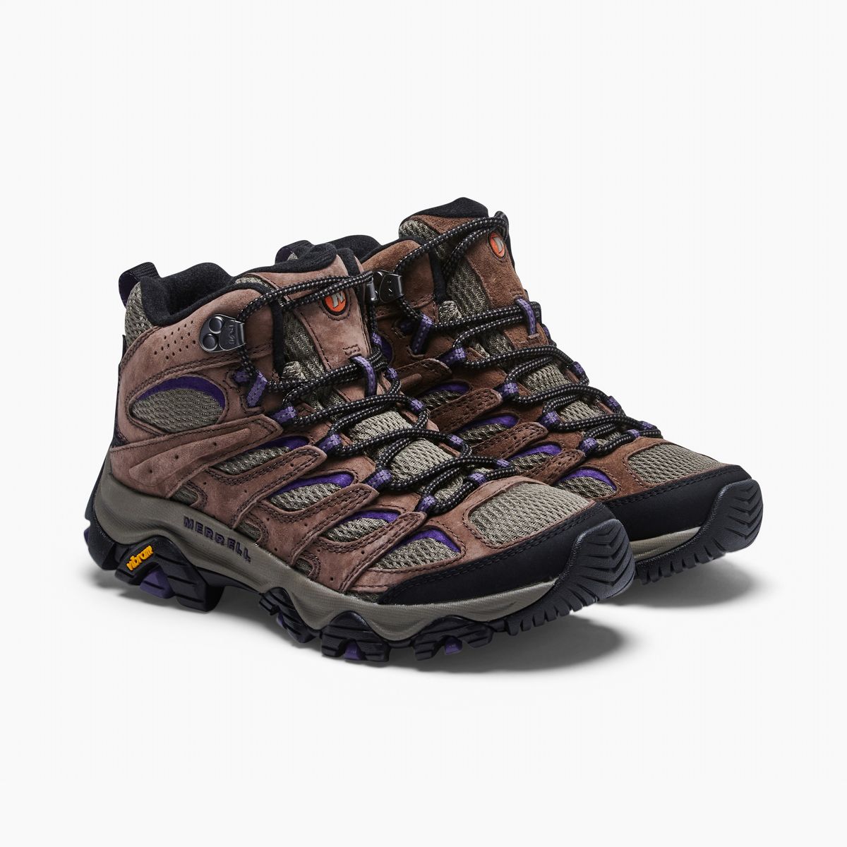 Moab 3 Mid Wide Width, Bracken/Purple, dynamic 4