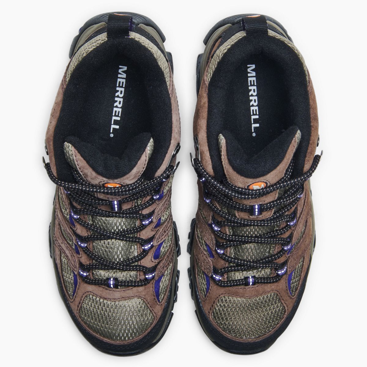 Moab 3 Mid Wide Width, Bracken/Purple, dynamic 3