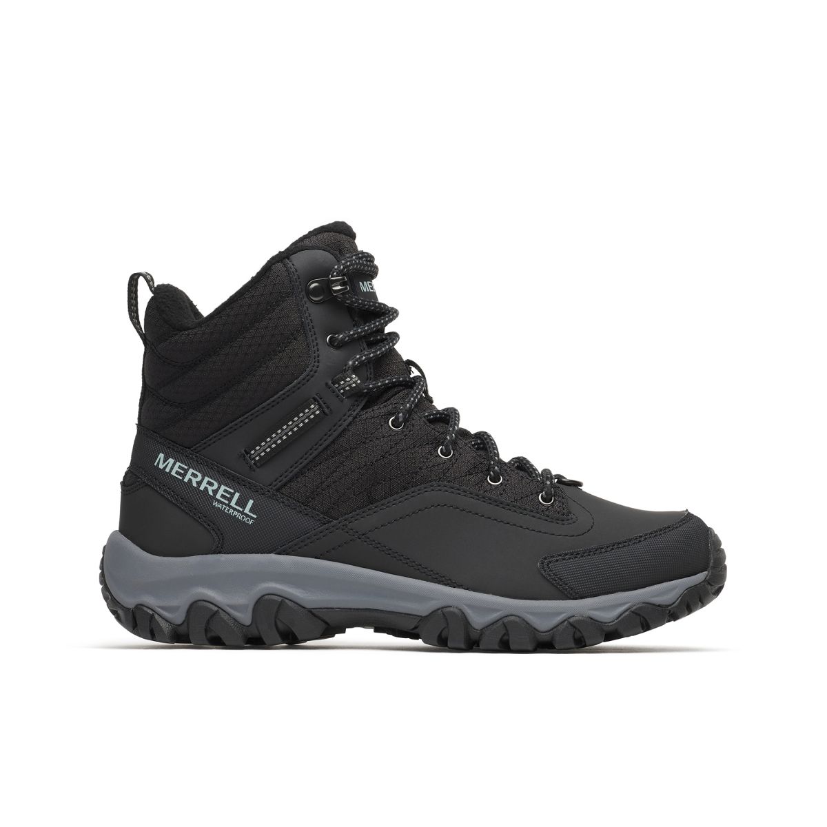 Thermo Akita Mid Waterproof, Black, dynamic