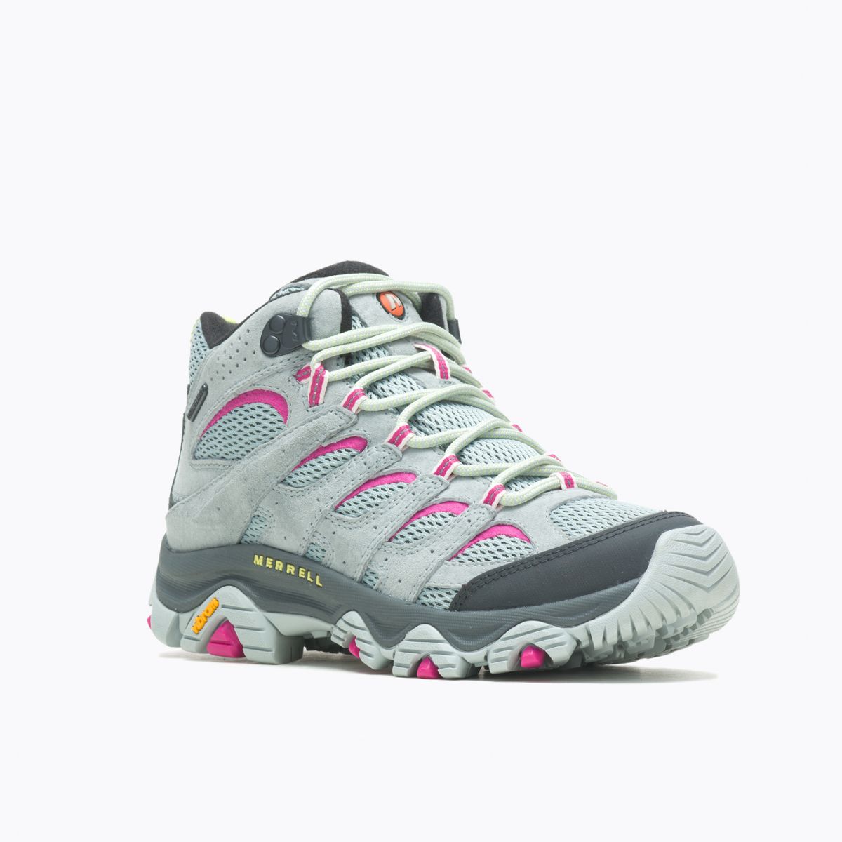 Moab 3 Mid Waterproof, Monument/Fuchsia, dynamic 4